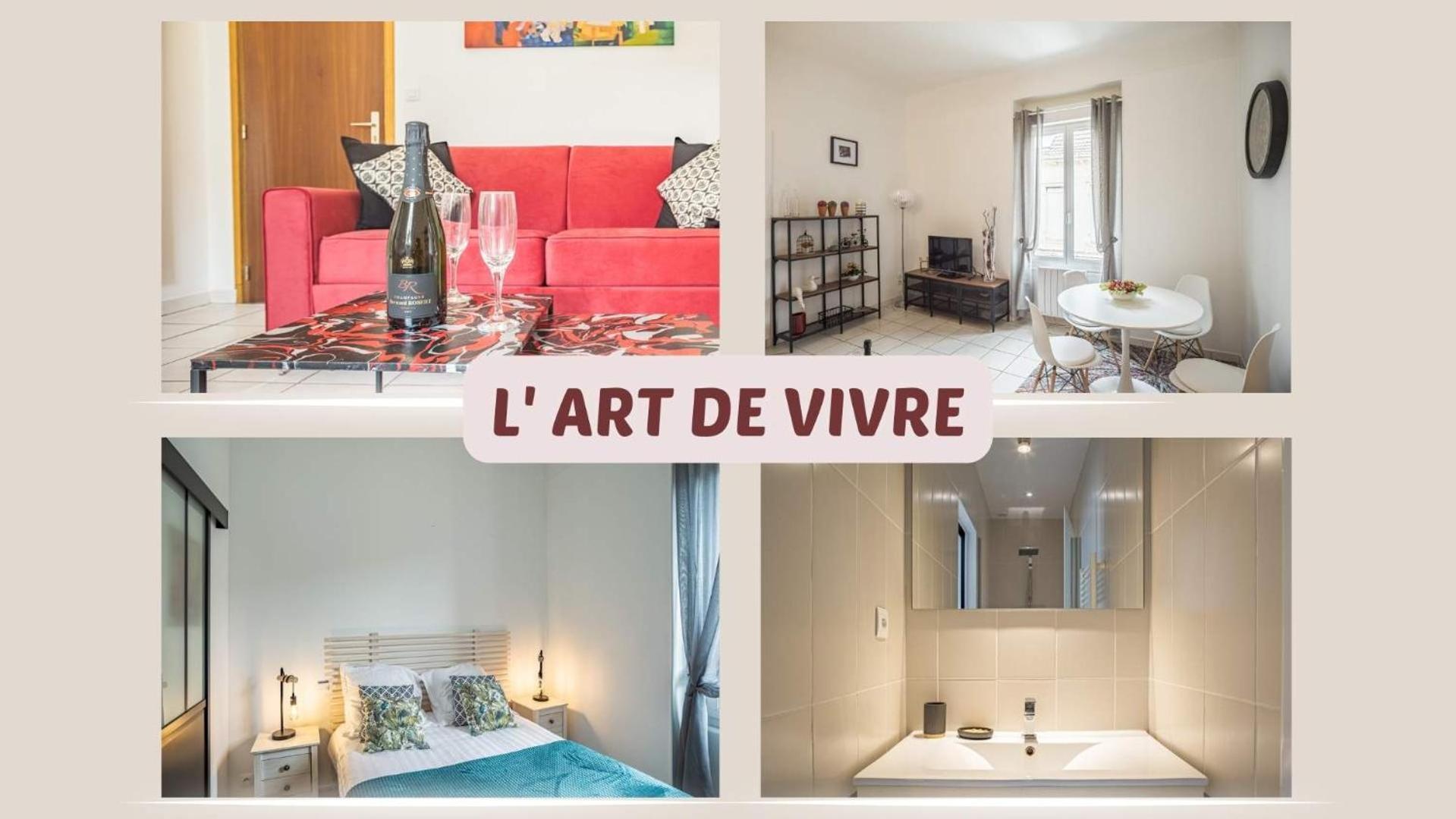 L' Art De Vivre - 3 Min Hypercentre - 4 Personnes Apartment Troyes Bagian luar foto